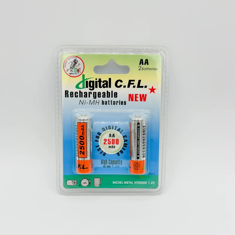 باتری قلمی شارژی DIGITAL C.F.L کد2500MAH