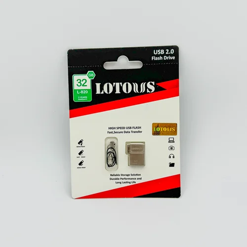 فلش لوتوس 32 گیگ USB2 کد L820