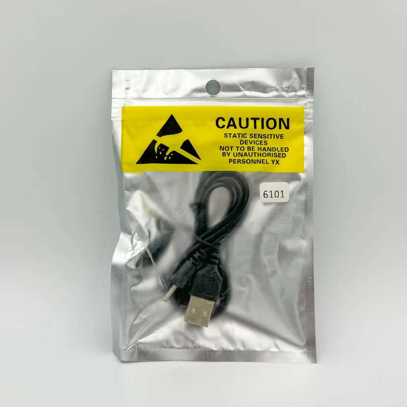 کابل شارژ سوزنی 1 متر یک طرف USB یک طرف سوزنی کد 6101