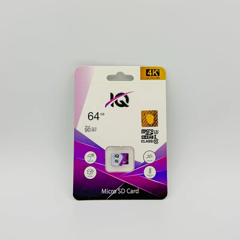 مموری 64 گیگابایت میکرو برند IQ کلاس 10 ساخت تایوان کد IQ6410